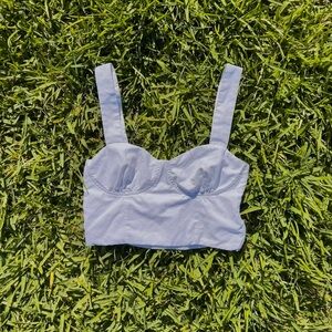 princess polly white crop top